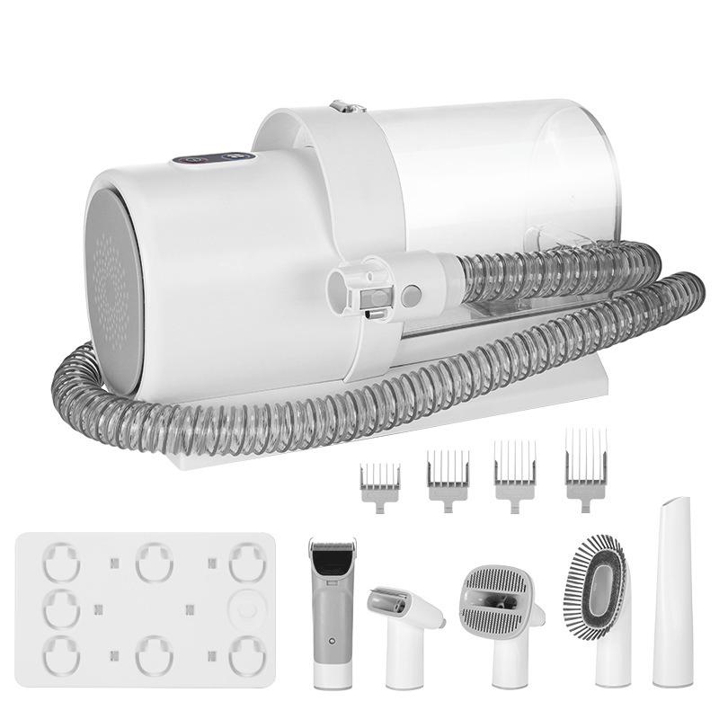 110V US Plug Pet Grooming Vacuum Cleaner Low Noise Dog Cat Hair Trimmer Vacuum Kit Only for USA Canada Mexico Colombia