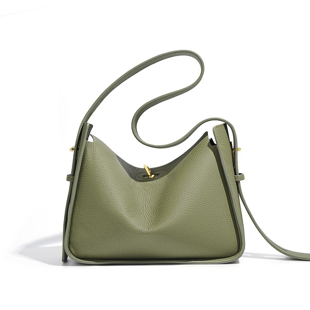 Нишевая дизайнерская сумка-пилот, модная кожаная ручная сумка-подушка, большая вместимость, универсальная для поездок на работу, сумка через плечо