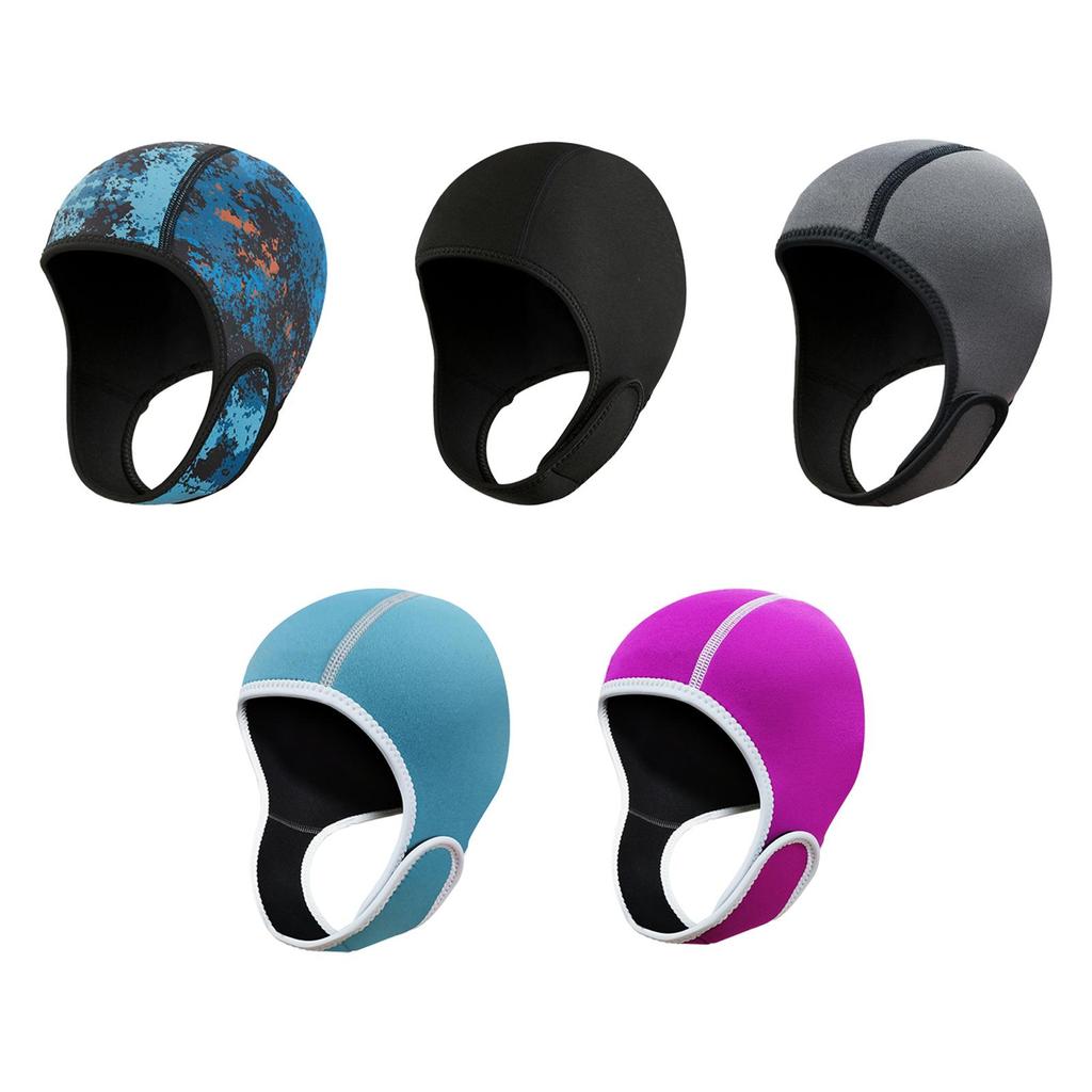 Diving Hood Cap 2mm Neoprene Hood Swimming Cap for Women Men Water Sports