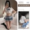 Sexy lingerie uniform seduction senior outfit sexy campus pleated skirt cosplay skirt suit