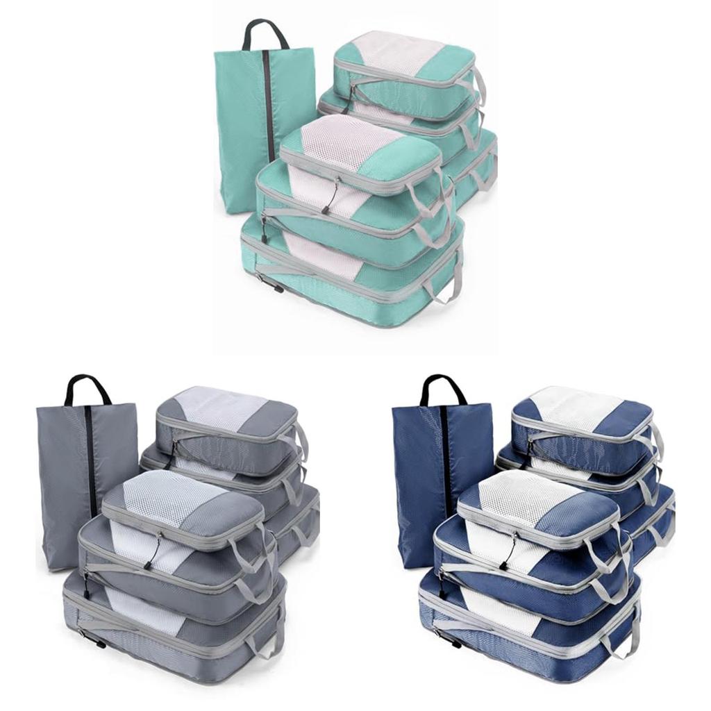 Modern Travel Packing Cubes With Oxford Fabric For Clothes And Accessories Storage
