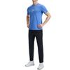 Fila Мужская однотонная футболка с коротким рукавом для фитнеса, с круглым вырезом, топ A11M621110F-BU