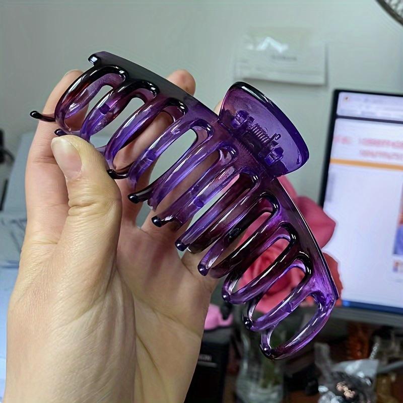 Большая заколка для волос, краб для волос, аксессуары для волос для девочек, цвет черепахового панциря, женская, большая, зажим-краб для хвоста, зажим для затылка