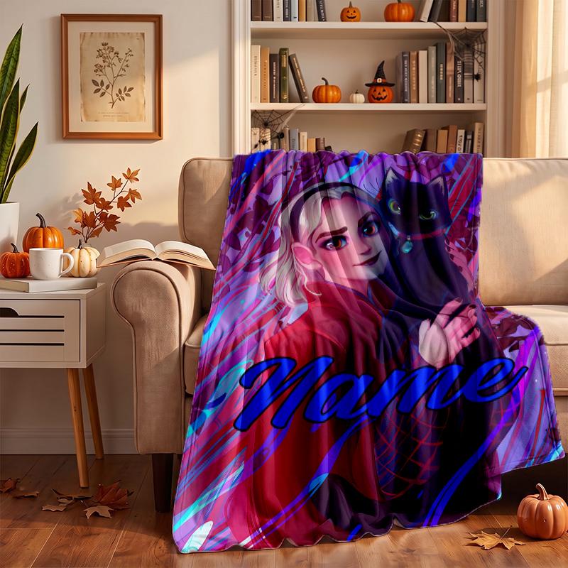 Sabrina Custom Flannel Blankets Soft Warm Cozy Throws for Home Decor Holiday Gifts