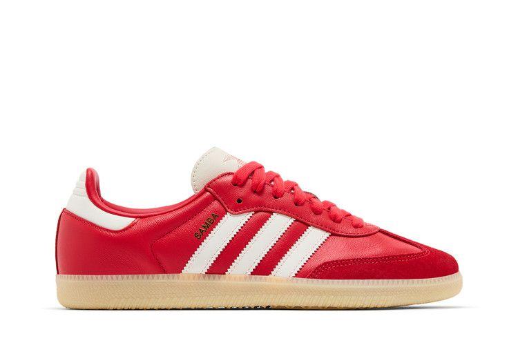 Мужские кроссовки adidas Samba Benfica Benfica Красный/Кремовый/Красный Benfica