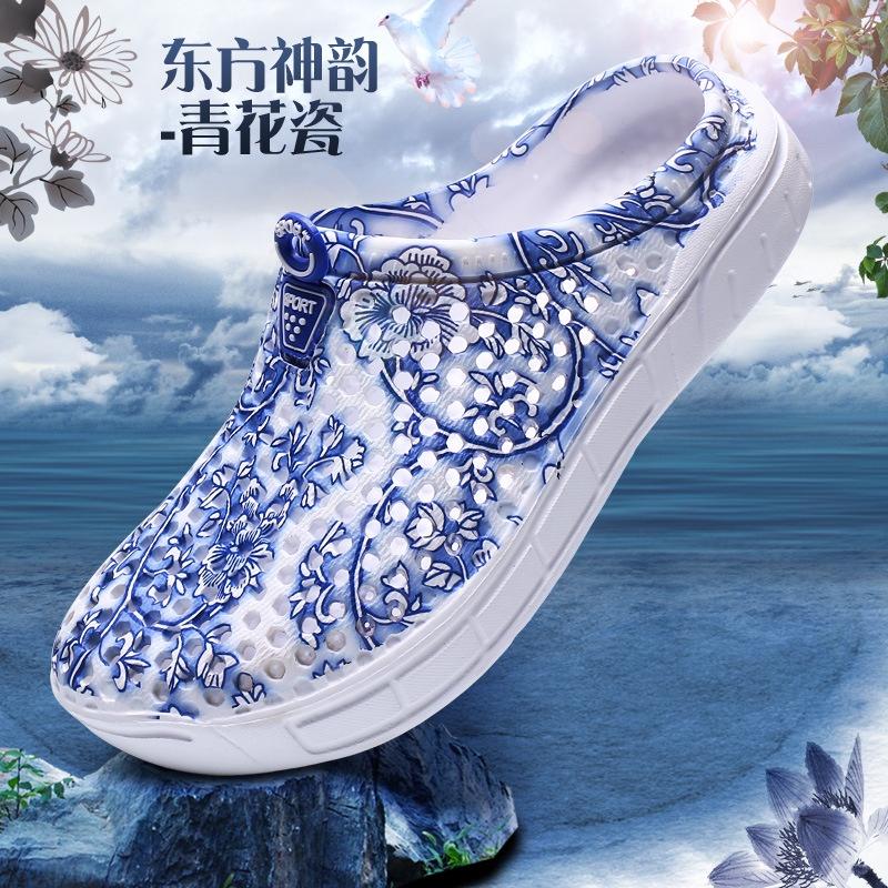 Stylish Women's Summer Garden Wooden Bathroom Slippers For Beach And Home
