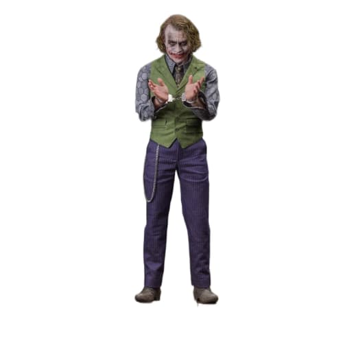ACJND Studios 1/6 Scale Batman Series Joker Heath Ledger Movable Action Figure with Full Set of Body, Head, Costume, and Accessories (KJW001A)