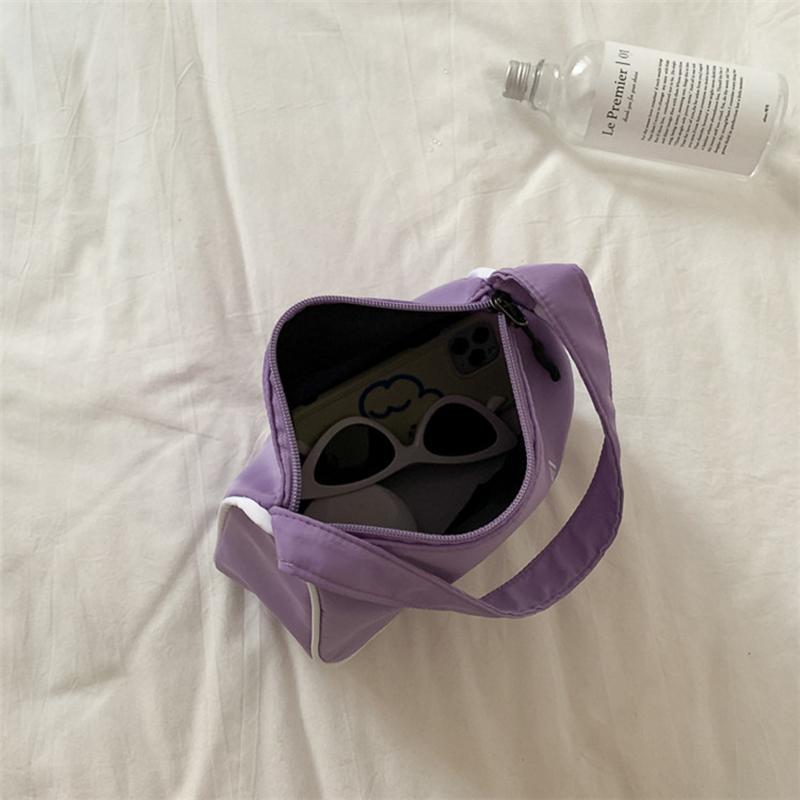 Yogodlns Simple Versatile Armpit Bags Designer Shoulder Bags For Women Fashion Solid Color Female Small Hobo Bag Oxford Handbag