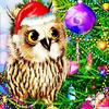 Full 5D Diy Diamond Painting Cartoon Christmas Owl Embroidery Cross Stitch Home Decor Handmade Gift