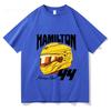 Lewis Hamilton Champion T-Shirt Motorsports Apparel Race Fan Gift Pure Cotton Clothes New Pattern Unisex High Quality T Shirts