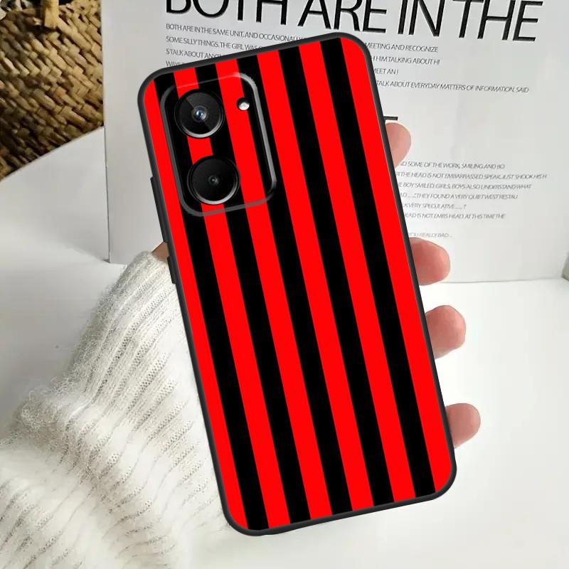 Стильный миланский дизайн в полоску для Realme 15 Pro 10 11 12 13 14 Pro Plus C67 C65 C63 C61 C55 C53 C51 C35 C71 C75 GT7 Чехол