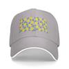 Lemon Yellow Baseball Caps Fashion Casquette for Unisex Women Adjustable Casual Trucker Hats for Sports Outdoor Activities