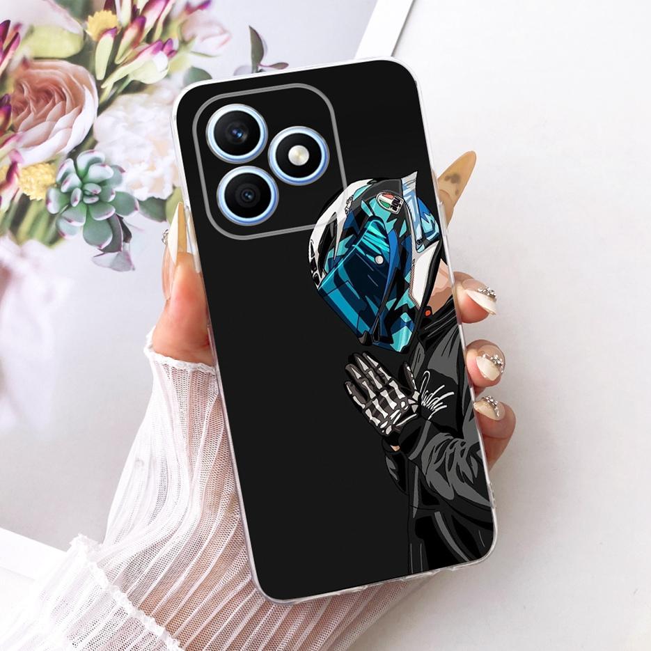 Чехол для Honor X8d 4G Крутой Модный Расписной Чехол 6.77'' Мягкий Силиконовый Чехол для Телефона Для Honor X8d X 8d HonorX8d 4G Задняя Крышка Coque