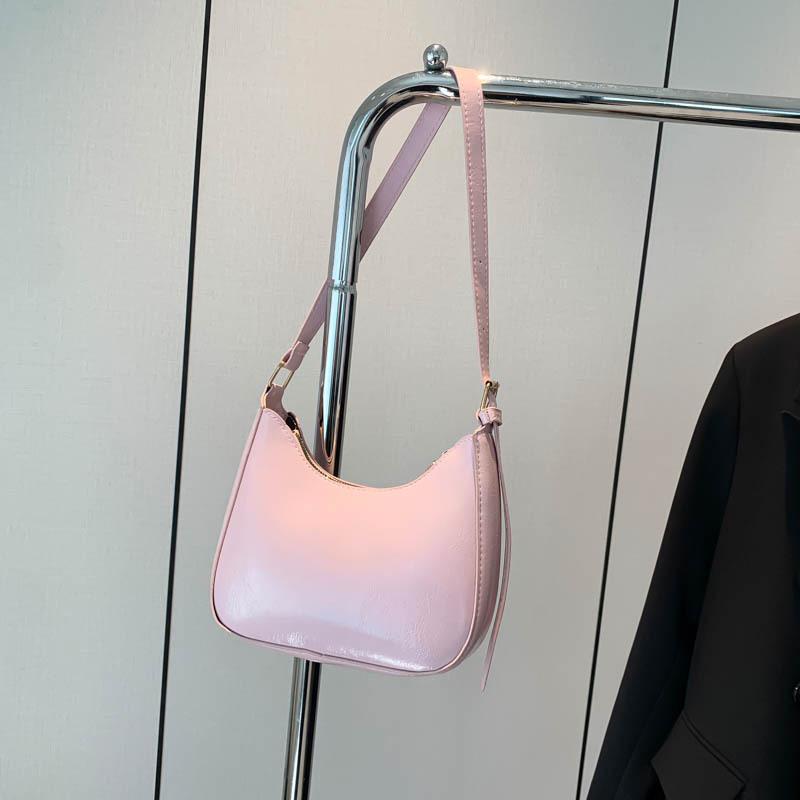 Сумка-сумка в стиле ретро в гонконгском стиле, модная сумка с текстурой на одно плечо и подмышкой