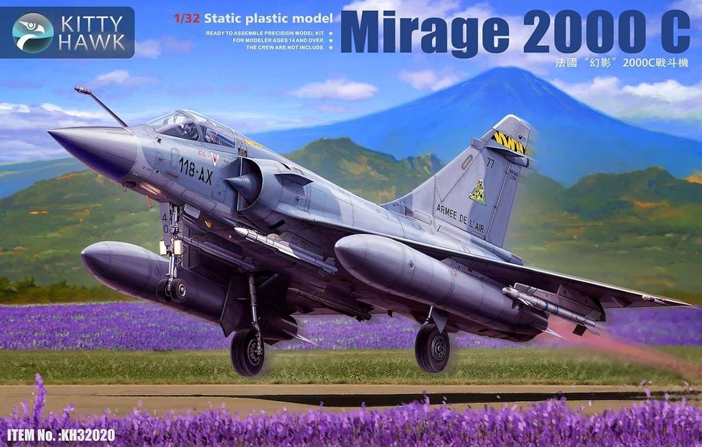 Kitty Hawk Model Mirage 2000 C Пластиковая модель KH32020 1/32 (Самолет)