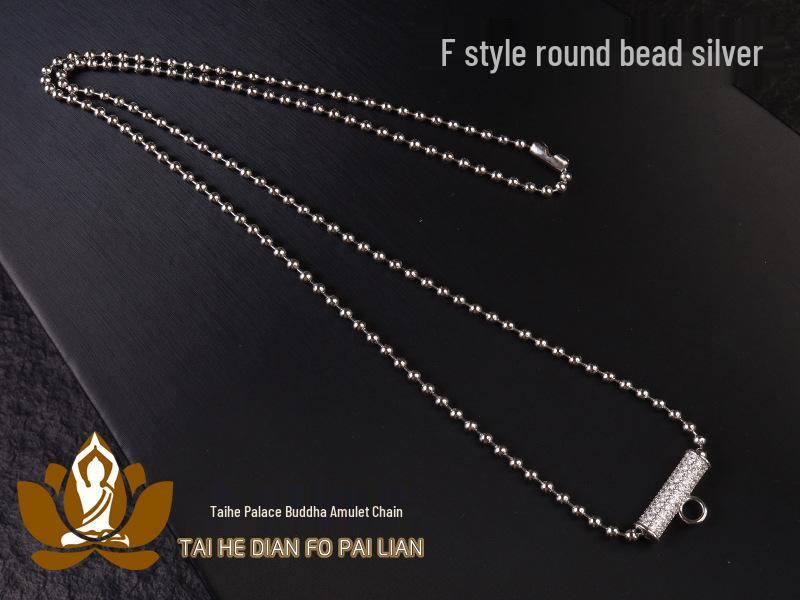 Тайский металлический амулет Будды на ожерелье с бусинами из титановой стали, изогнутыми трубками, микро-паве из циркона, глазом туманности, бабочкой и цепочкой с бриллиантами.