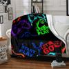 Game Controller Theme Printed Blanket - Perfect for Couch, Bed, Travel & Outdoor Use | Machine Washable, Cozy & Durable.