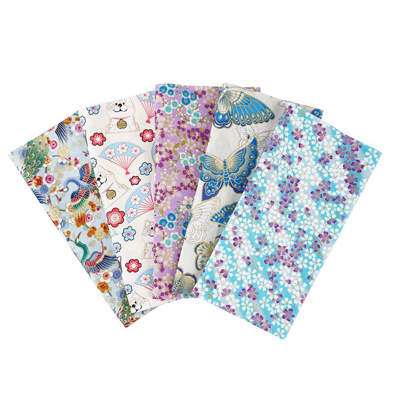 5 шт. швейные принадлежности для самостоятельного шитья аксессуары ручной работы пэчворк материал цветочный узор ткань