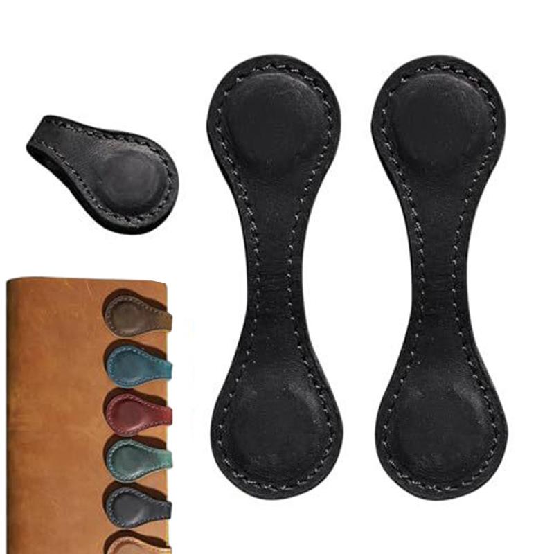 Кожаные закладки Практичные магнитные закладки Двусторонние магнитные пряжки Закладки для блокнотов Зажимы для страниц Подарок