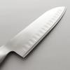 GLOBAL Santoku Knife Set All Stainless Made in Japan GST-B80 (18cm grooved) - Steel, (3-piece set)