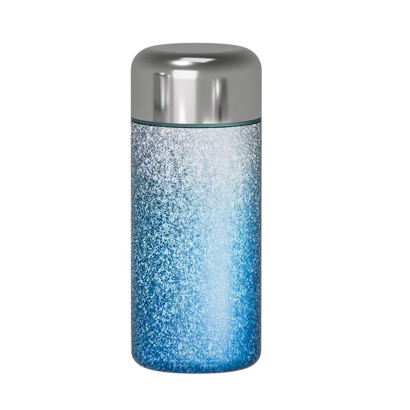 Water bottle titanium thermos cup mini tea separation pocket cup thermal insulation water cup logo