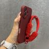 Flannel - Lined Phone Case With Lanyard For iPhone 17 Air 16 15 14 Plus 13 12 11 Pro Max Cute Simple Soft Cover