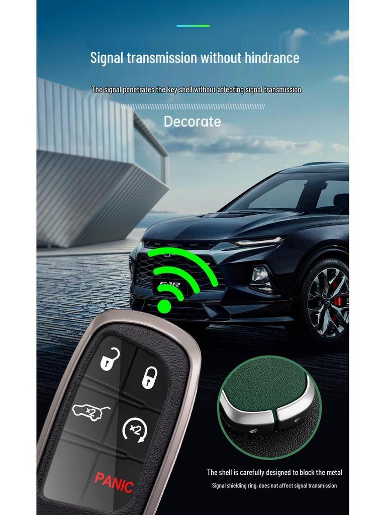 Чехол для ключа Dodge Journey для моделей 13/14/15/16 годов - Прочный корпус и дизайн с пряжкой