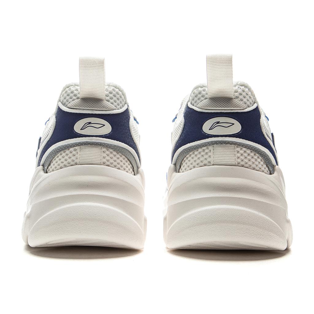 Li Ning Cloud Sea Versatile Retro Thick Sole Height Increasing Shock Absorbing Non-Slip Wear-Resistant Support Low-Top Dad Shoes Men Sneaker AGCU305-2