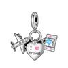 925 Sterling Silver Spring New Animal Beads Fit for Original Bracelet Jewelry Making Butterfly Firefly Chameleon Charms