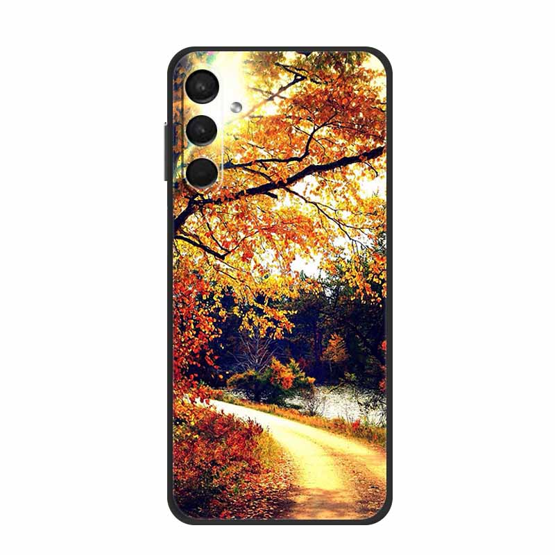 For Samsung A24 Cases A14 A24 A54 A34 5G Lovely Painted Cat Soft TPU Silicon Cover For Samsung Galaxy A54 5G Cover A 24 Bag
