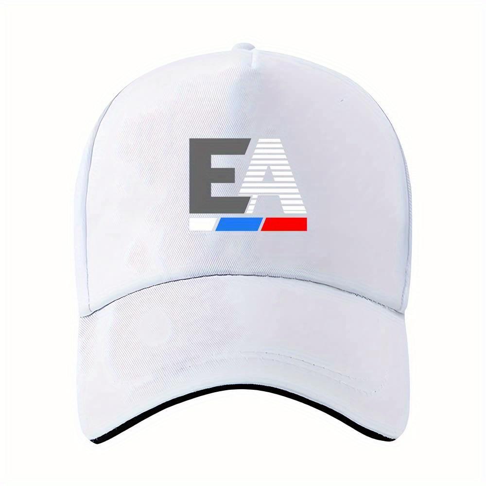 Цельный костюм с дизайном буквы EA Идеально подходит для тренировок, бега и бейсбольных кепок Подходит для любого сезона