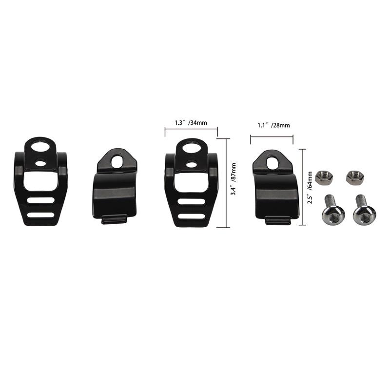 Универсальный для передней вилки 31-37 мм мотоциклетные поворотники кронштейн перемещения вилки зажимы держатель крепления ламп Cafe Racer