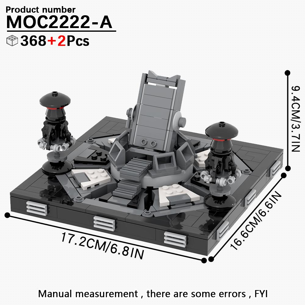 MOOXI Серия «Космические войны» Сценарная модель MOC Кирпич DIY Диорама Взрослые Детские Игрушки Набор строительных блоков Монтессори Подарки Украшение