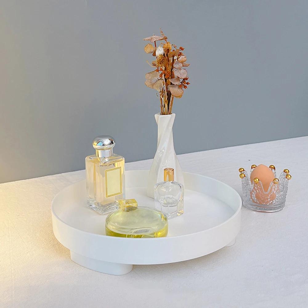 Desktop Wooden Tray Weed Box Porch Key Ornament Dressing Table Aromatherapy Perfume Cosmetic Storage Tray Makeup Organizer