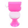 Dollhouse Furniture Bathroom Toilet Doll House Miniature Baby Pretend Toys