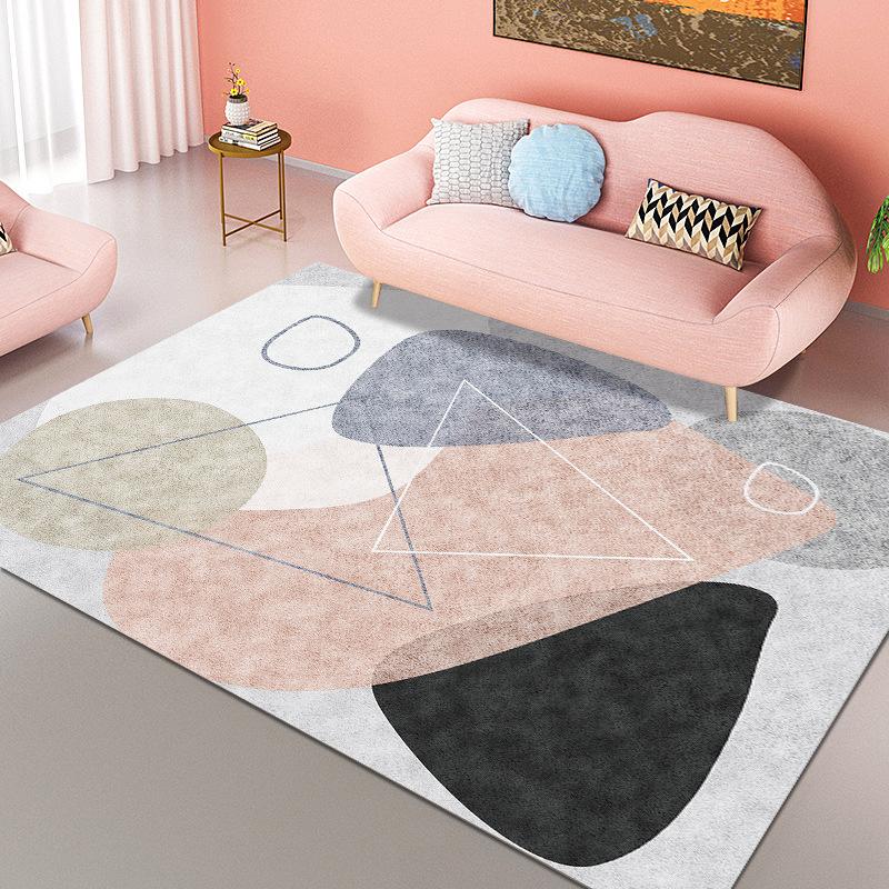 Living Room Nordic Carpet Bedroom Carpet Dirt Resistant Carpet Anti Slip Floor Mat Large-area Floor Mat