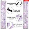 Happy Birthday Porch Sign Butterfly 1 Pair Indoor Outdoor Decor