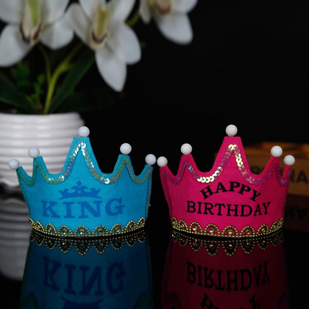 Подарок на вечеринку для мальчиков и девочек на день рождения светодиодные мигающие шапки для детей аксессуары для шляп-корон