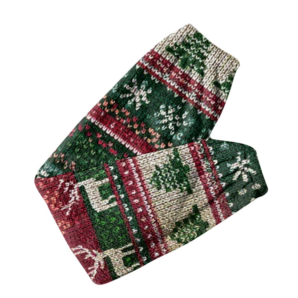 Women's Solid Color Trousers With Cuffs Casual Pants And Pajama Pants