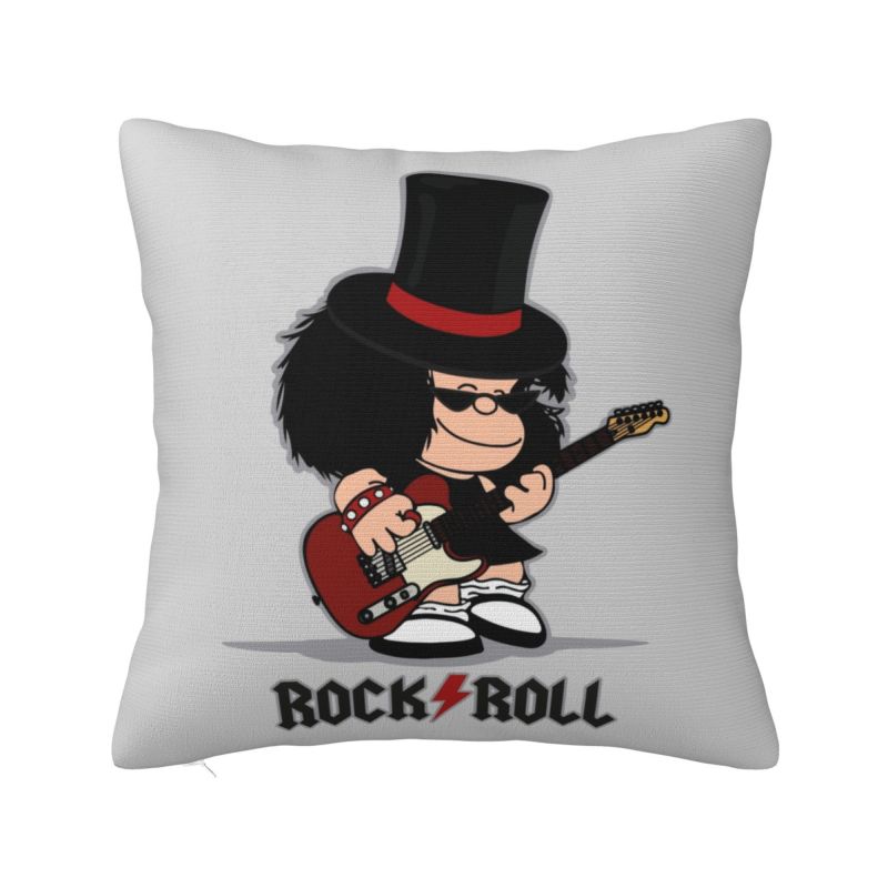 Custom Luxury Mafalda Kawaii Vintage Quino Comic Cartoon Mang Anime Cushion Cover for Sofa Polyester Throw Pillow Case Living