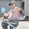 Boys' 2025 Autumn Trend Sweatshirt - Korean Streetwear Style, Long Sleeve, Big Kids' Fashion