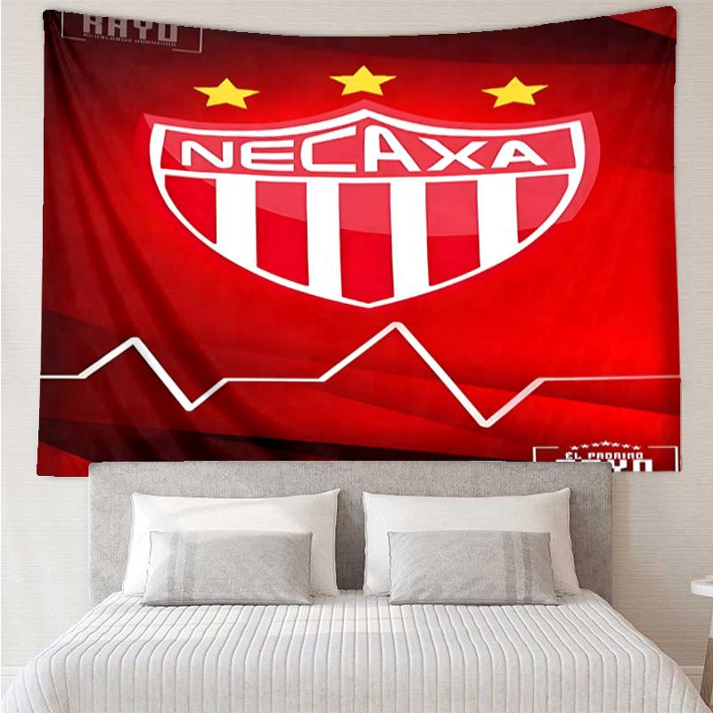 1PC Football Crest Heartbeat Printed Tapestry Room Decoration Wall Hanging for Living Room Bedroom, dormitory, Birthday and Christmas gifts