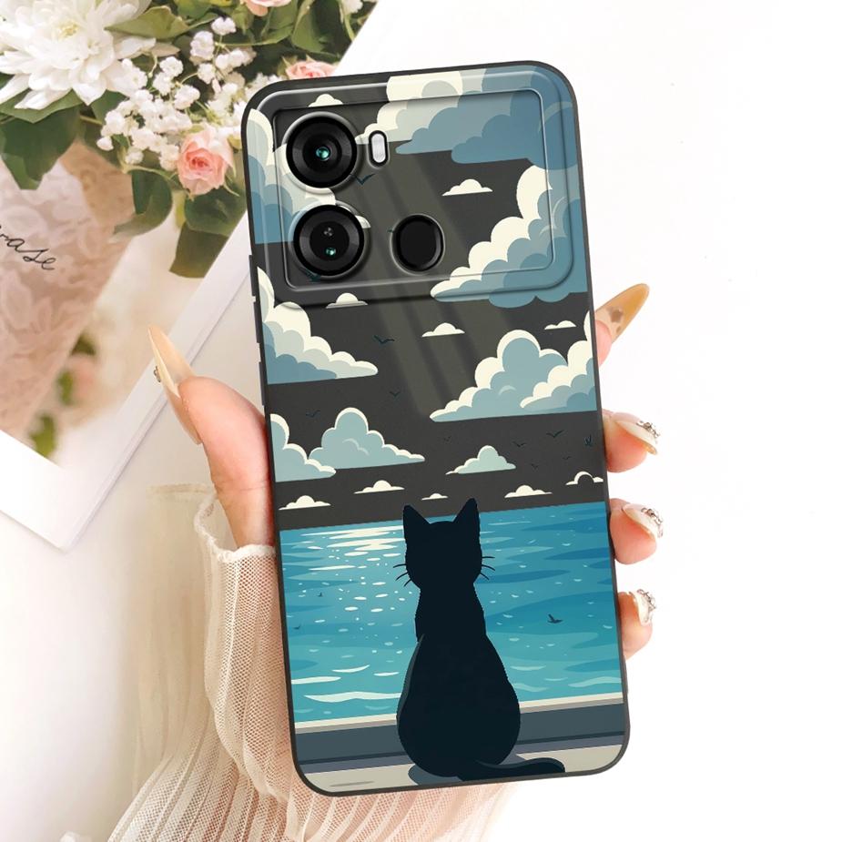 Чехол для Itel P40 Plus P683L Милый Мультяшный Кролик Мягкий Силиконовый Чехол для Телефона Для Itel P40 P 40 ItelP40 P40+ Задняя Крышка Fundas