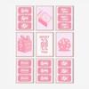 Funny Trendy Retro Wall Art Canvas Painting Retro Trendy Aesthetic Print Lucky You Poster Pink Girl Bed Room Bar Club Home Decor
