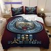 "City's Passion Unleashed" Three-piece set (1 * duvet cover + 2 * pillowcase, without core) 2DFlat Soft and comfortable Duvet cover and pillowcase