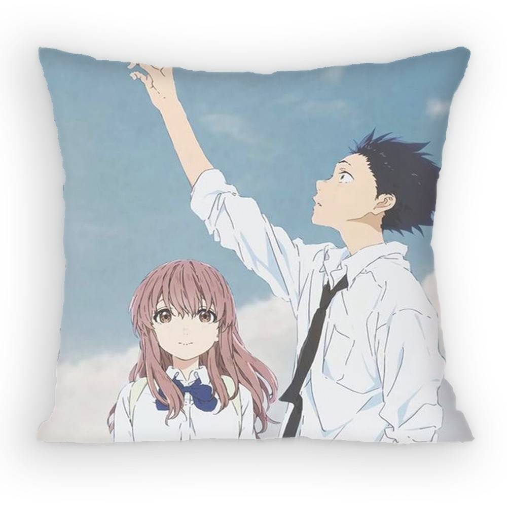 A Silent Voice Шоя Нисимия Наволочка Диван Гостиная для Спальни автомобиль Изголовье Подушка для Спинки Квадратная Подушка Время для Сна