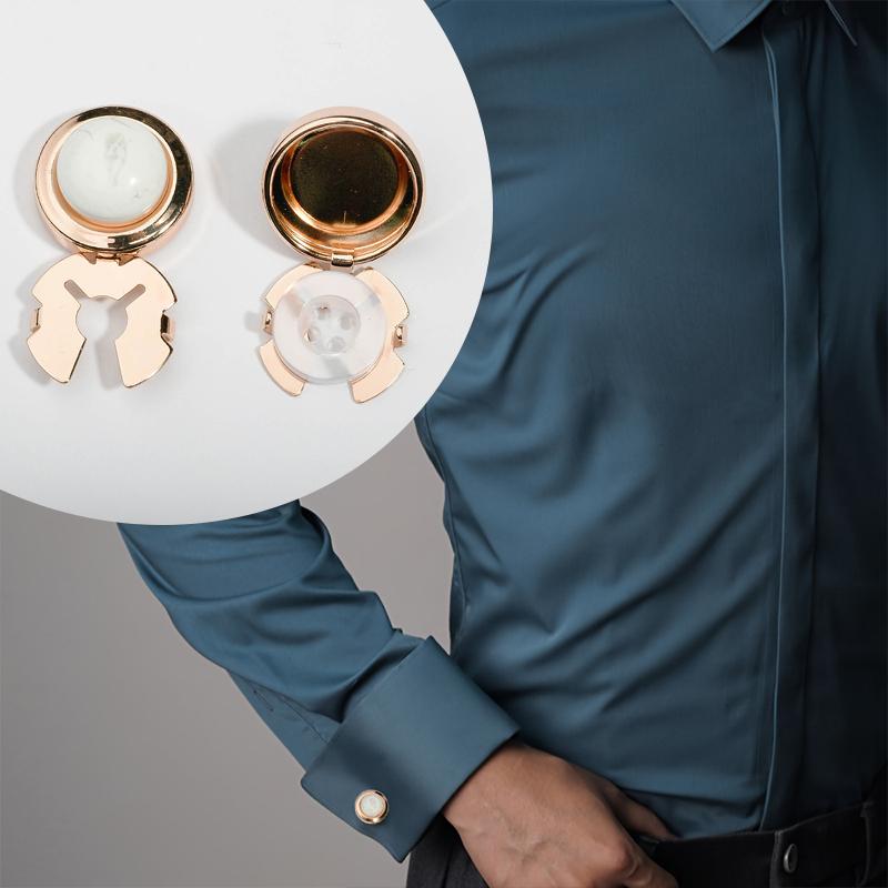 1PC Buttons Jewelry Elegant Shirt Sleeves Cuff Links Fashion Accessories Multiple Options Available