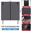 Car Trunk Mosquito Net Magnetic Screen for SUV Tailgate Ventilation Mesh Insect Proof Camping Gear Outdoor Travel Tool