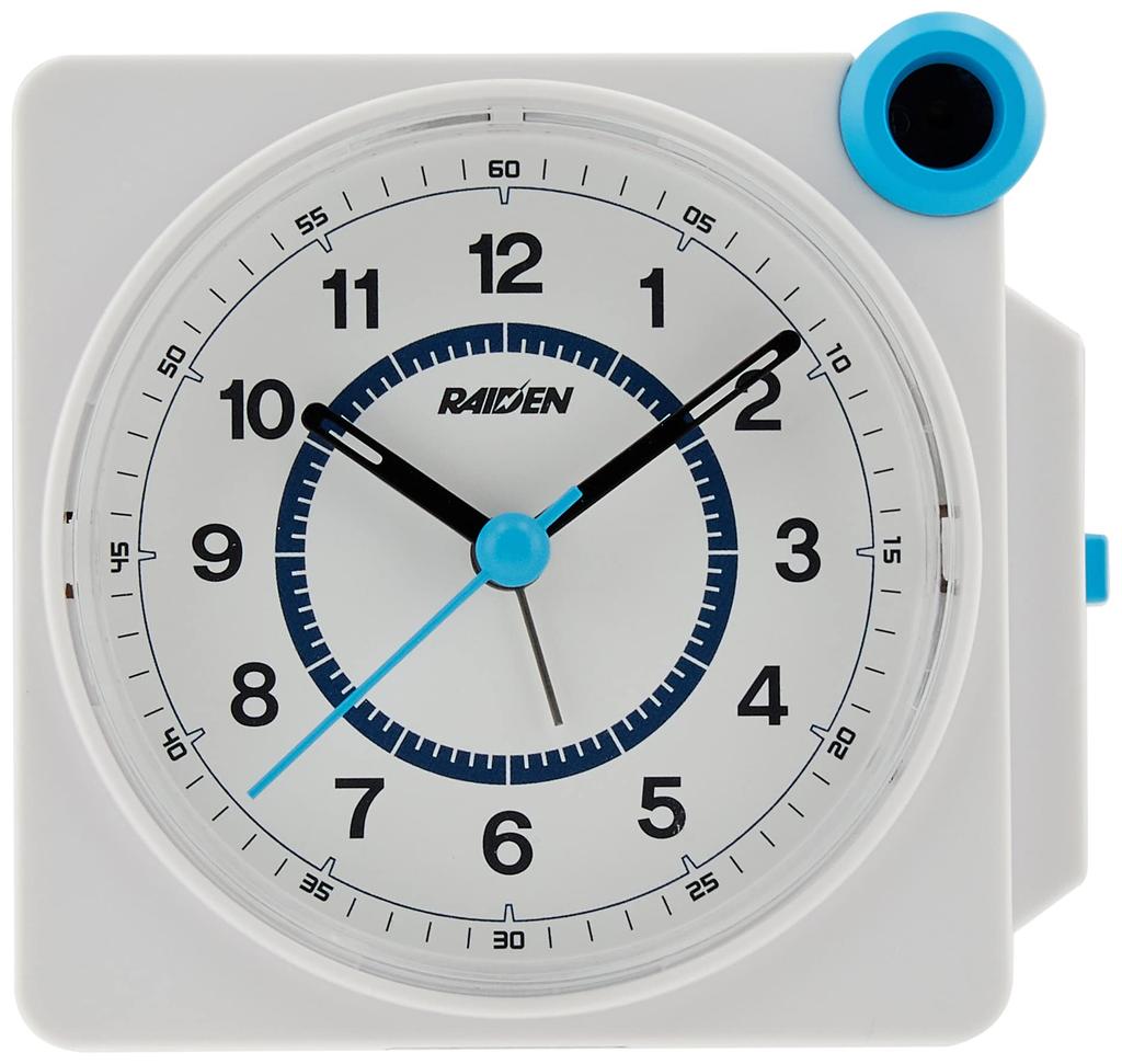 Seiko Clock Настольные часы Будильник Аналоговые Громкие Часы PYXIS RAIDEN Корпус xx 6 см NR448W Размер 8,7 9,2