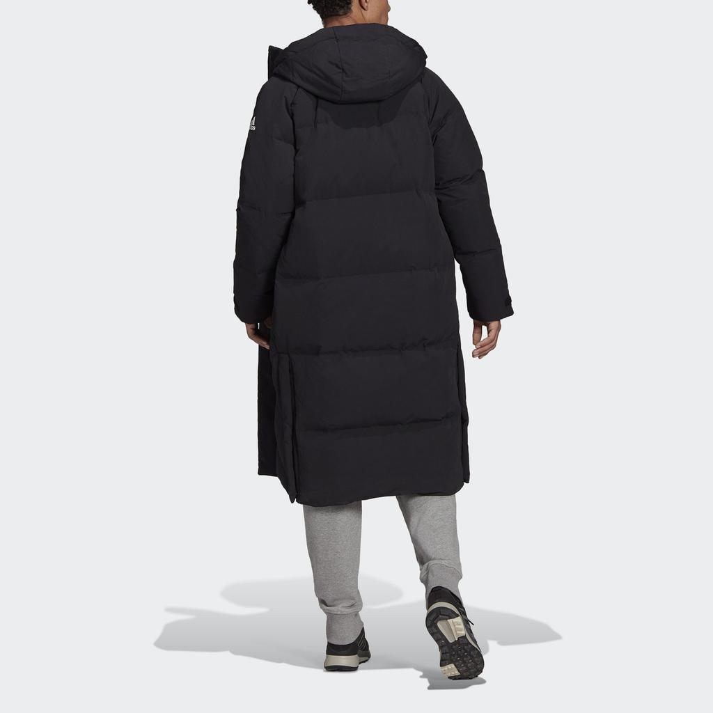 adidas Мужские пуховики Черный с капюшоном Умеренный пуховик GT6536